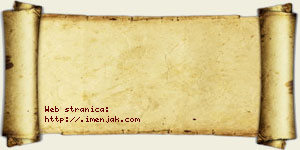 Jovana Karanović vizit kartica